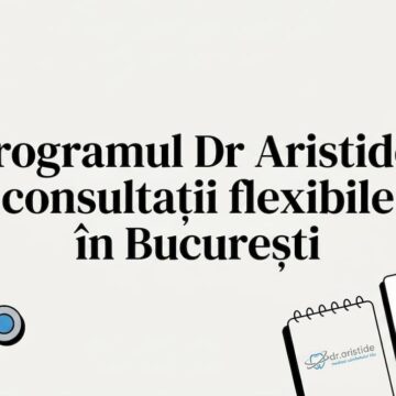 Element grafic decorativ pentru titlul unui articol despre stomatologie