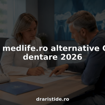 Stomatologul îi prezintă pacientului un plan de tratament digital, explicând fiecare etapă și beneficiile acestuia.